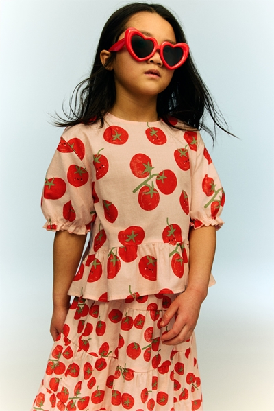 Блузка с пеплумом 1269063003