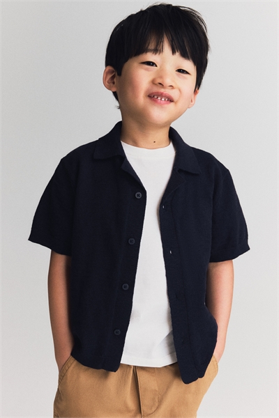 Курортная рубашка из тонкого трикотажа 1272111003