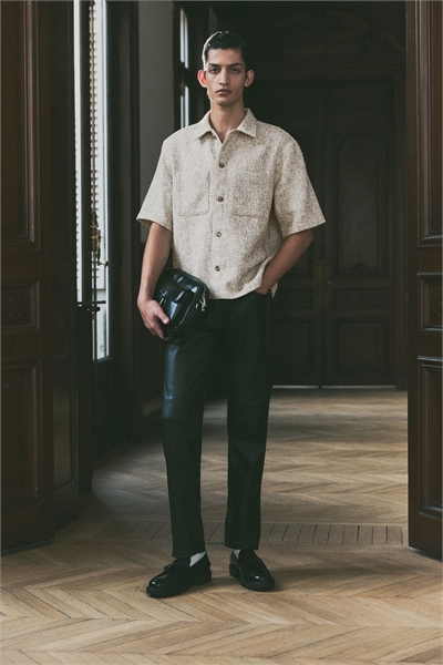 Рубашка Regular Fit из твида 1264826001