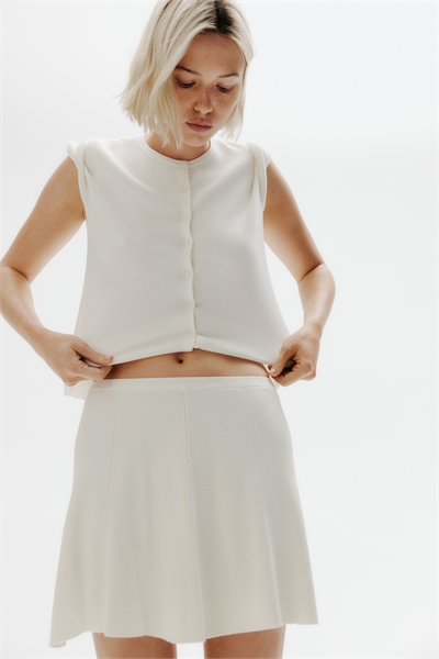 Расклешенная юбка из тонкого трикотажа 1271648006