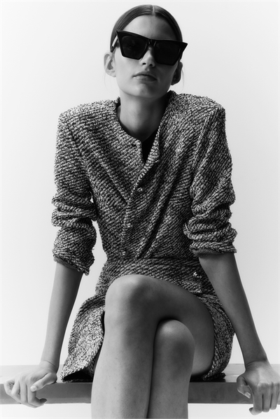 Кардиган из букле 1275169001