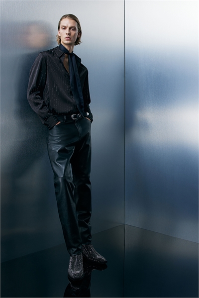 Рубашка Regular Fit, украшенная стразами 1251725001