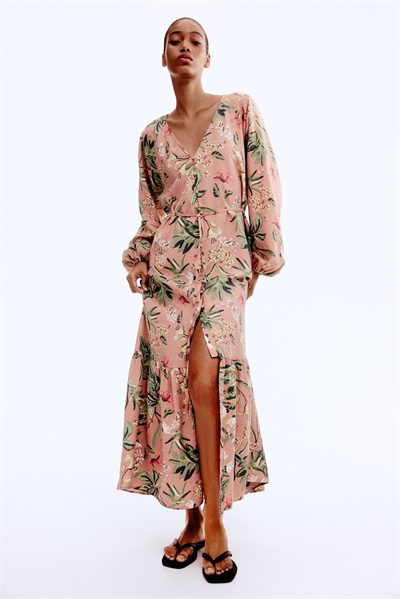 Платье из крепа с завязывающимся поясом 1226566020