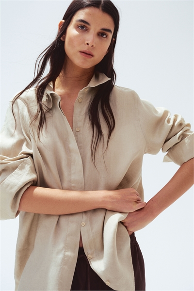 Льняная рубашка 1269234003