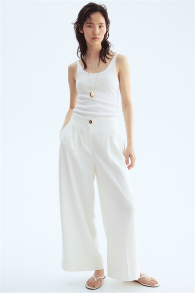 Широкие брюки длиной до щиколотки 1283192006