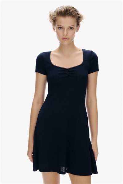 Платье из пуантельевого джерси 1288337002