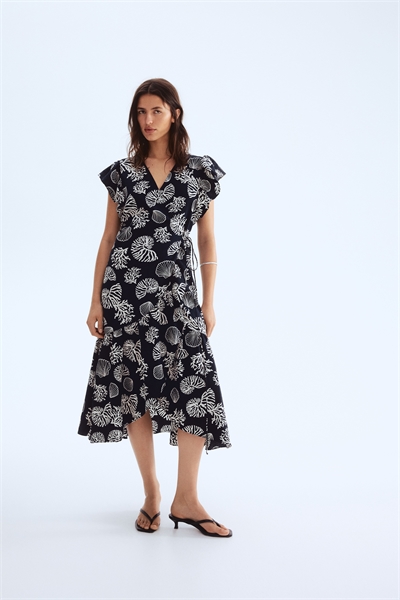 Платье с узором 1290650001