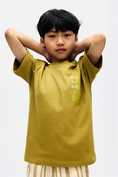 Свободная футболка с принтом 1291946001