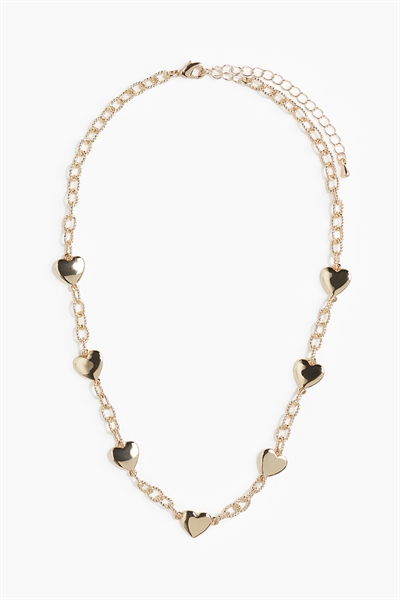 Ожерелье с деталями в виде сердец 1295679001