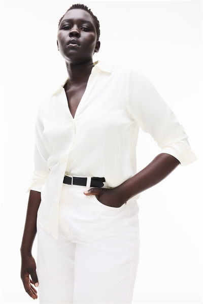 Блузка с V-образным вырезом 0939703055