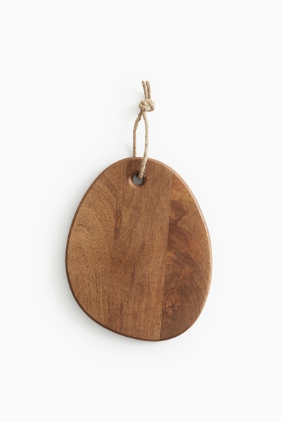 Небольшая асимметричная разделочная доска из дерева манго артикул 1269286001
