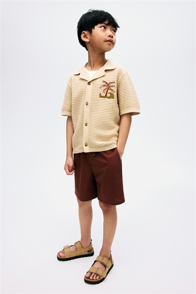 Шорты из льняной смеси 1270437005