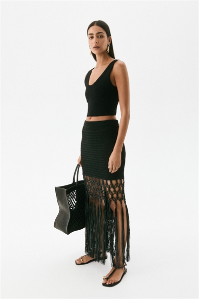 Жилетный топ из плотного трикотажа 1289238001