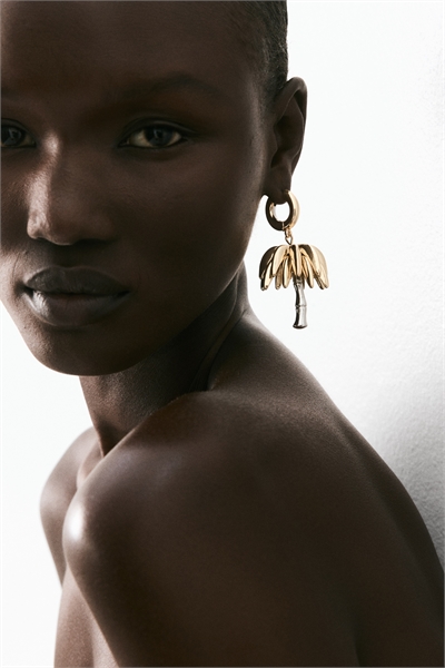 Серьги с подвеской в виде пальмы 1297950001