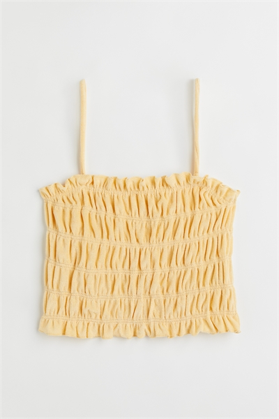 Топ из махровой ткани с резинкой 1081996003