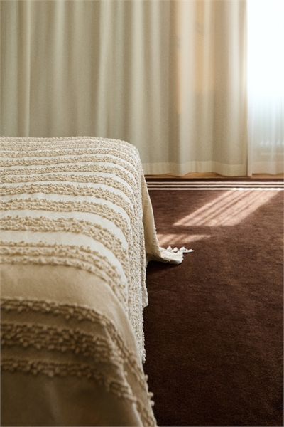 Текстурированное покрывало из хлопковой смеси 1277489001