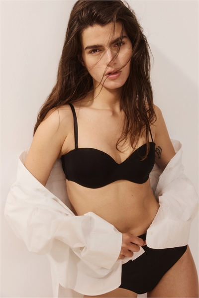 Бюстгальтер-балконет из микрофибры с мягкой подкладкой 1209297001