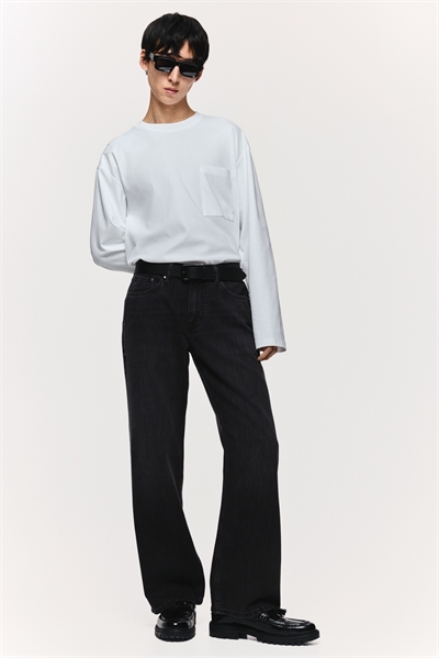 Прямые свободные легкие джинсы 1277184002