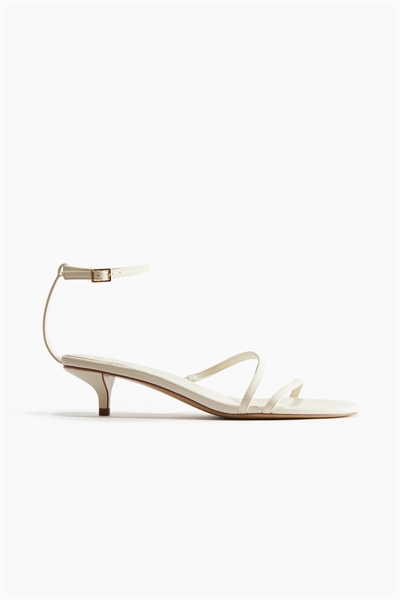 Сандалии с ремешками на каблуке 1281501003