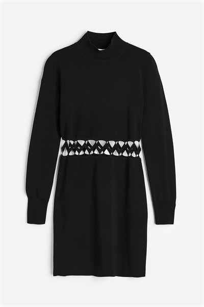 Платье-водолазка с вырезом 1160397001