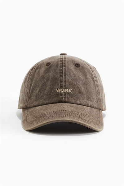 Хлопковая кепка с вышитым мотивом 1048567063