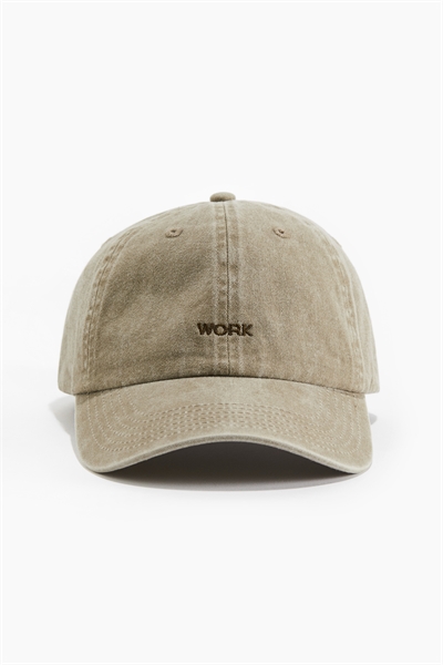 Хлопковая кепка с вышитым мотивом 1048567067