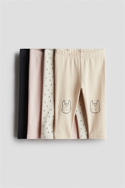 Леггинсы из хлопкового джерси в упаковке из 4 штук 1173748016