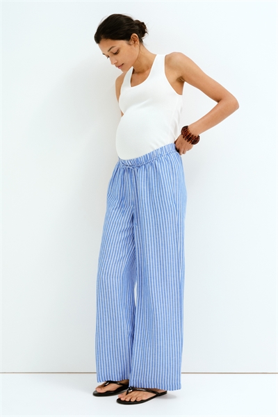 Брюки из льняной смеси MAMA Before & After 1209694007