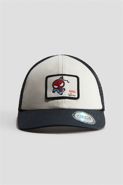 Хлопковая кепка с узором 1265080005