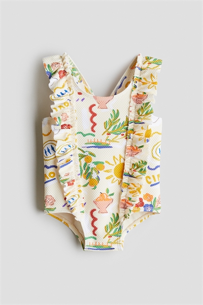 Купальник с отделкой 1270554004