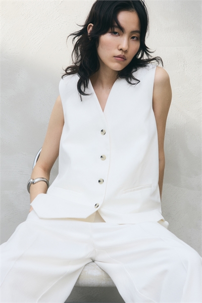 Жилет из саржи 1281070001