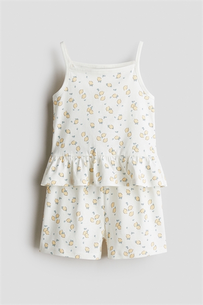 Хлопковая пижама с принтом 1284432001