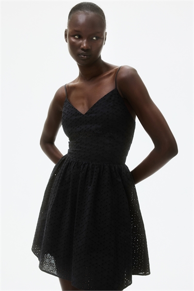 Платье на бретельках Broderie anglaise 1289969002