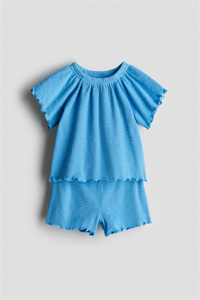 Комплект из 2 частей из ребристого трикотажа 1293825002