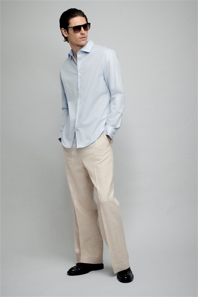 Хлопковая рубашка Slim Fit 1297891003