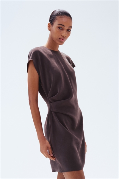 Мини-платье с плиссированными деталями 1301889001