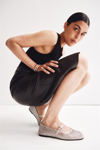 Плетеные балетки Mary Janes 1284117001