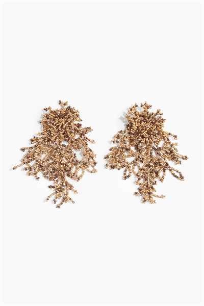 Серьги в виде кластера бусин 1298654001