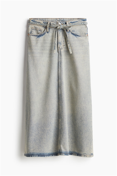 Юбка из мягкого денима Feather 1204765007