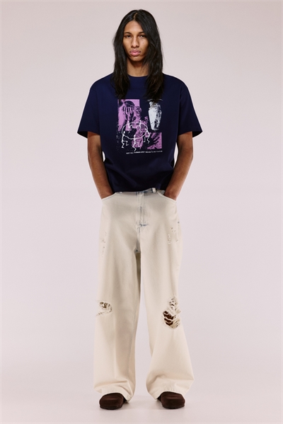 Футболка с принтом свободного кроя 0967955148