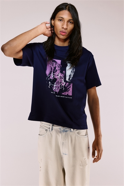 Футболка с принтом свободного кроя артикул 0967955148