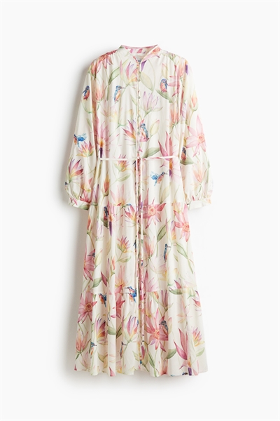 Многоярусное платье макси 1239045013