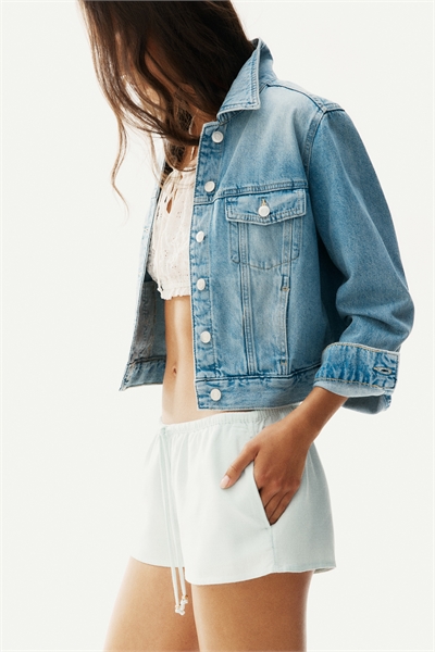 Шорты с завязками из льняного бленда 1286212002