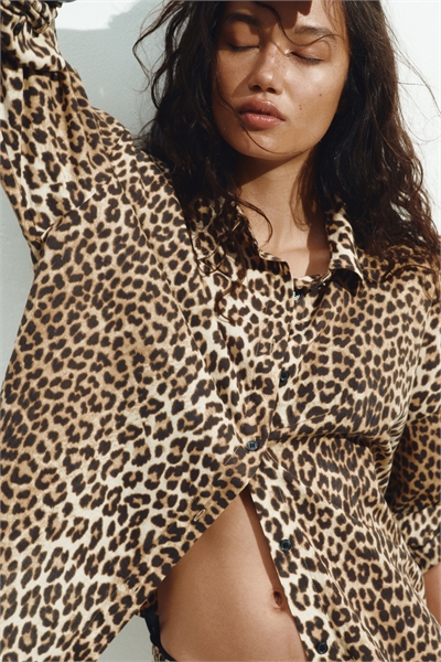 Хлопковая пляжная рубашка 1293828002