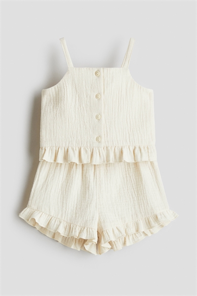 Комплект из 2 частей из хлопкового муслина 1296662001