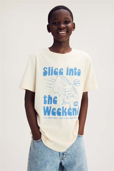 Футболка с принтом хлопковая 1118512049