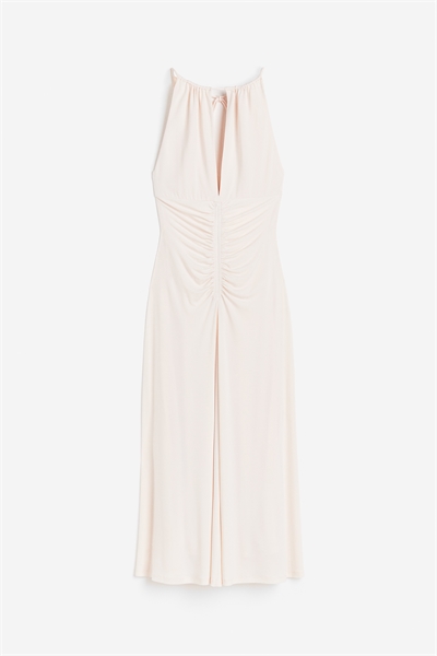 Платье из джерси с драпировкой 1207084002