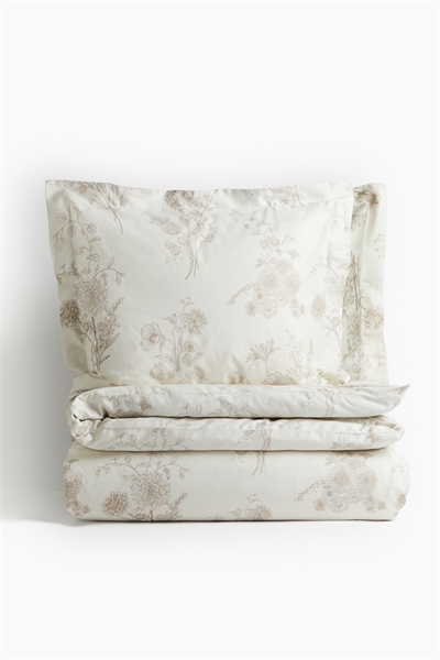 Комплект постельного белья из хлопкового сатина 1255465004