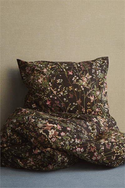 Комплект постельного белья из хлопка с рисунком 1256757003