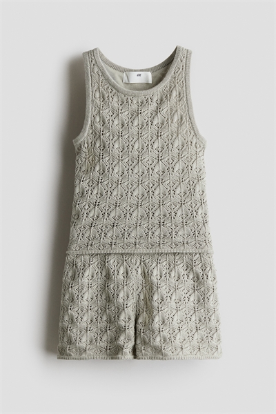 Майка и шорты кроше, комплект 1285318002